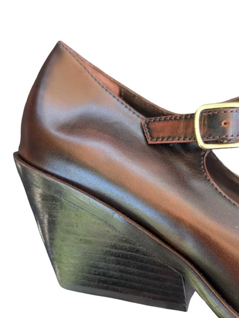 Seychelles Sparks pointed toe Mary Jane Wedge Pumps Size 6 NEW